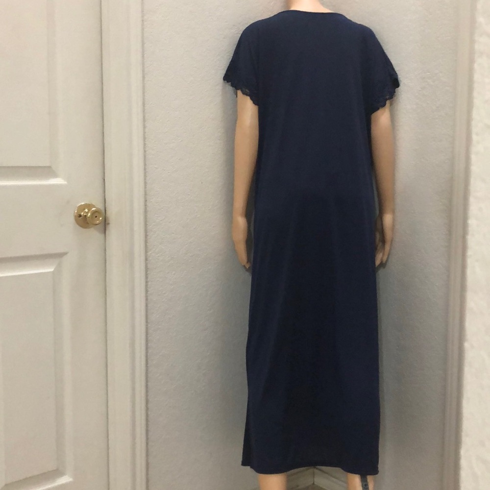 Charter Club Lace-Trimmed Soft  Knit Nightgown - Picture 8 of 8